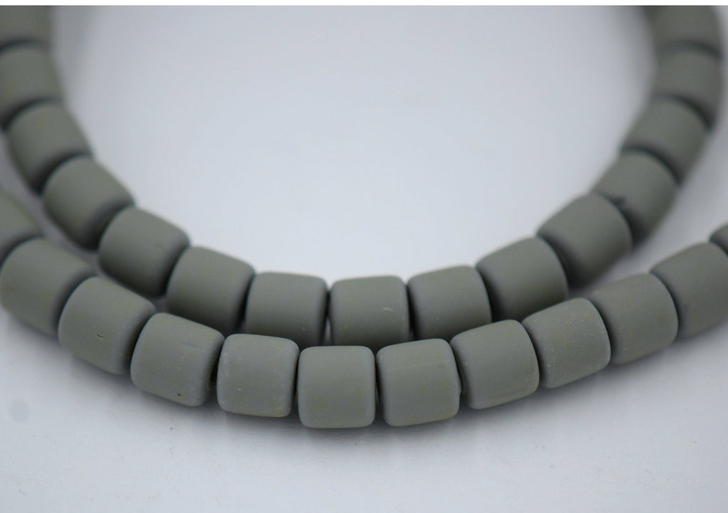 Column Handmade Polymer Clay Bead Spacers,  Assorted Color, FULL STRAND