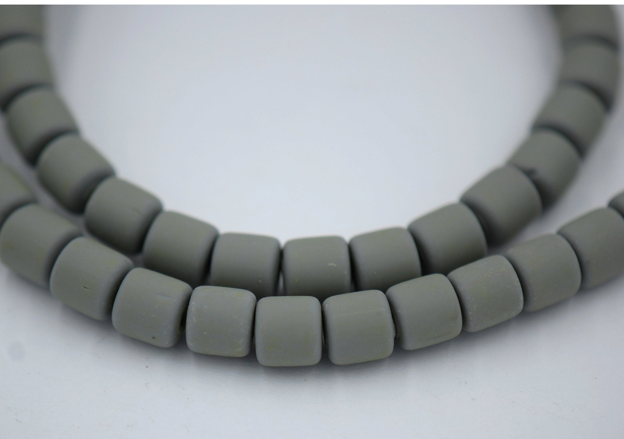 Column Handmade Polymer Clay Bead Spacers,  Assorted Color, FULL STRAND