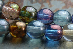 Czech Beads 4mm Fire Polished Glass Round in Multi-Color luster- 100 Pieces