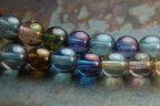 Czech Beads 4mm Fire Polished Glass Round in Multi-Color luster- 100 Pieces