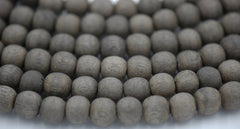 Greywood Natural Unwaxed 8mm Unfinished Round Wood Beads -16 inch strand