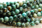 African Turquoise Jasper 4mm 6mm 8mm 10mm 12mm round beads -15.5