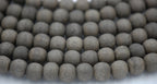 Greywood Natural Unwaxed 8mm Unfinished Round Wood Beads -16 inch strand