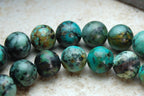 African Turquoise Jasper 4mm 6mm 8mm 10mm 12mm round beads -15.5