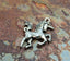Unicorn Antique Silver Pewter Charm -1