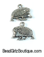 Hedgehog Silver Pewter Charm -1