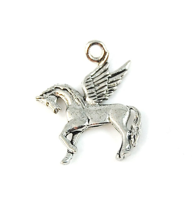 Pegasus Silver Pewter Charm -1 Main Image