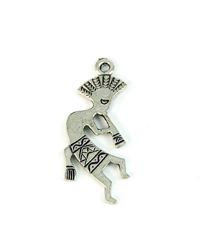 Kokopelli Pewter Charm -1 Hover Image