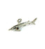 Shark Silver Pewter Charm -1
