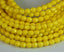 Matte Luster Iris - Custard Czech Glass Faceted Bead 4mm Round - 50