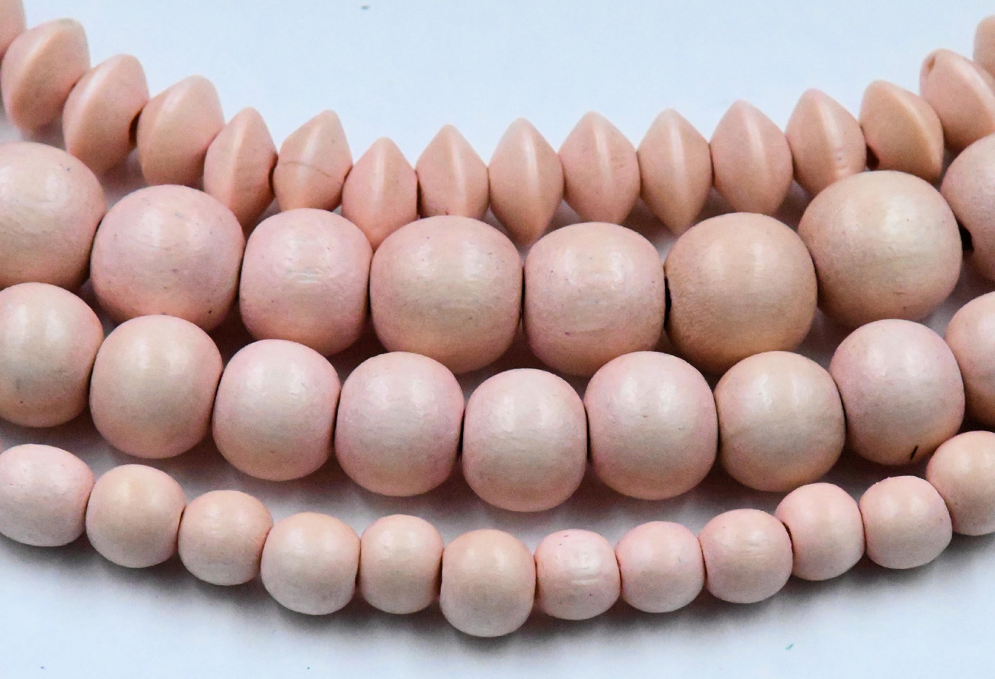 Bay Coral Beads 6mm 8mm 10mm Wood beads -16 inch strand
